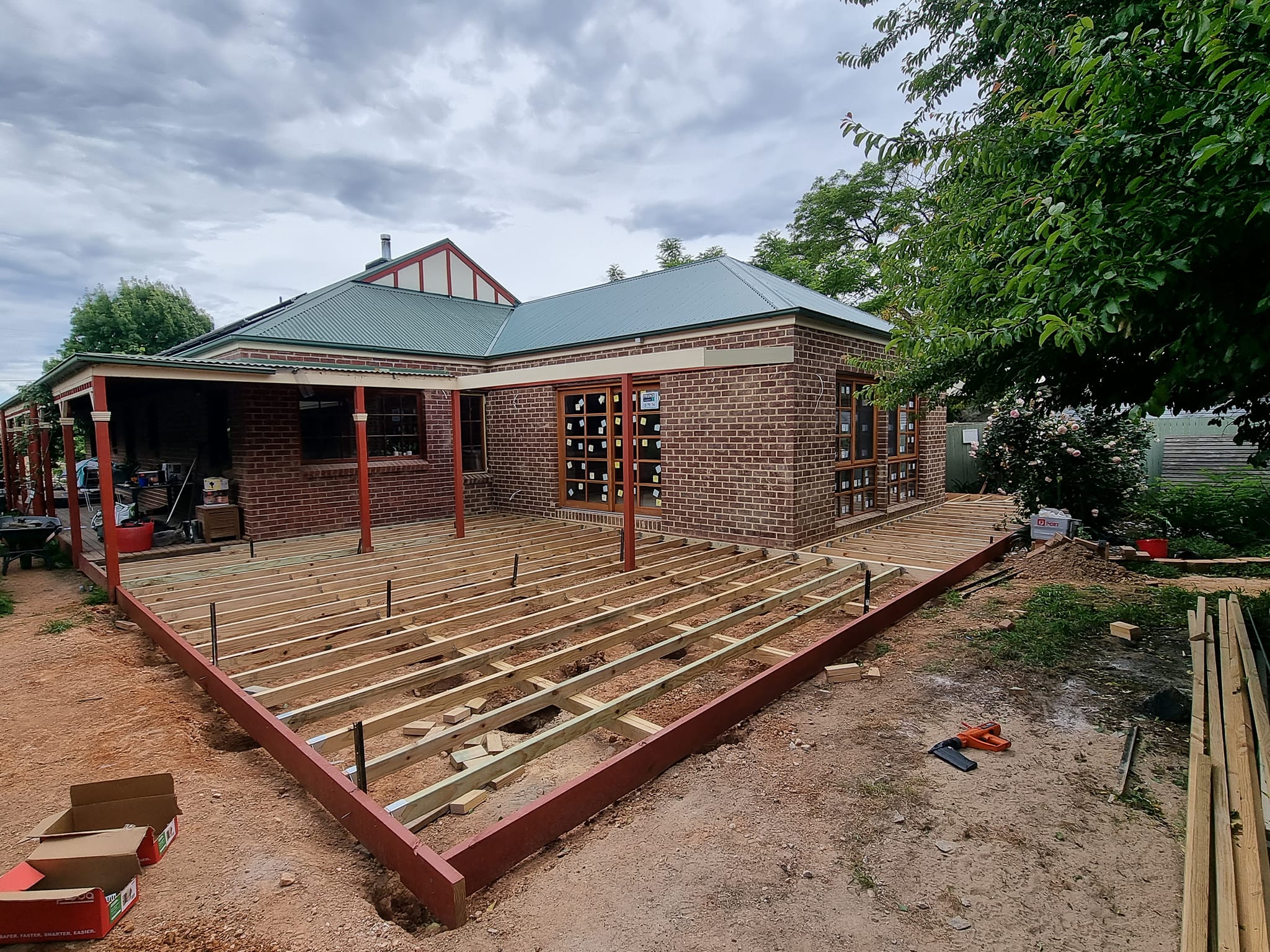Deck and pergola